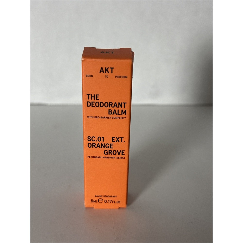 AKT The Deodorant Balm Orange Grove .17 oz travel size